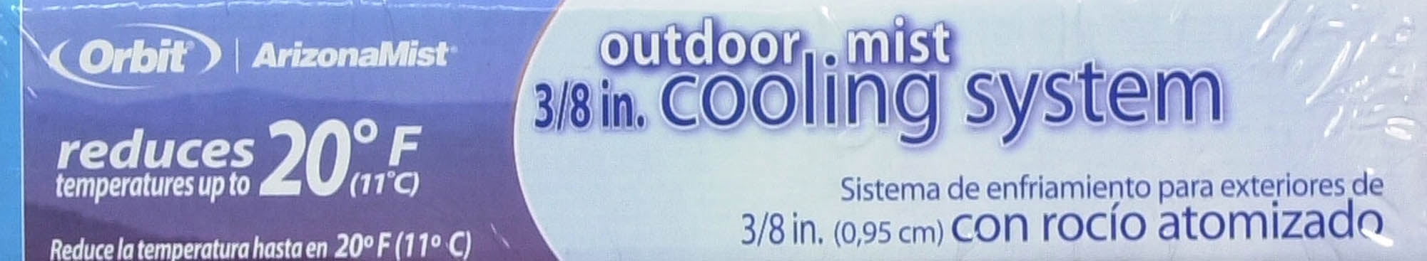 Arizona Mist 3 8 Outdoor Patio Kit Com