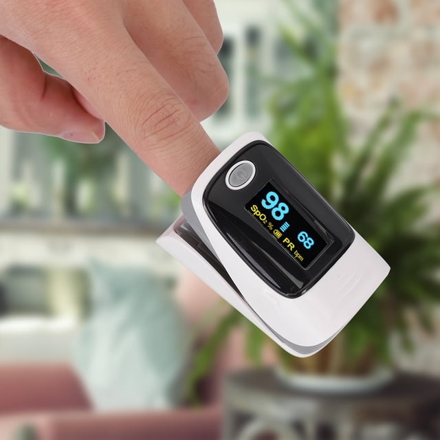 Monitor de frecuencia cardíaca, medidor de oxígeno en sangre de dedo de 0,96 pulgadas, medidor de oxígeno en sangre de dedo, medidor de oxígeno en sangre diseñado con precisión