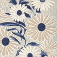 thumbnail image 4 of 9' X 12' Blue And Grey Floral Stain Resistant Non Skid Area Rug, 4 of 5
