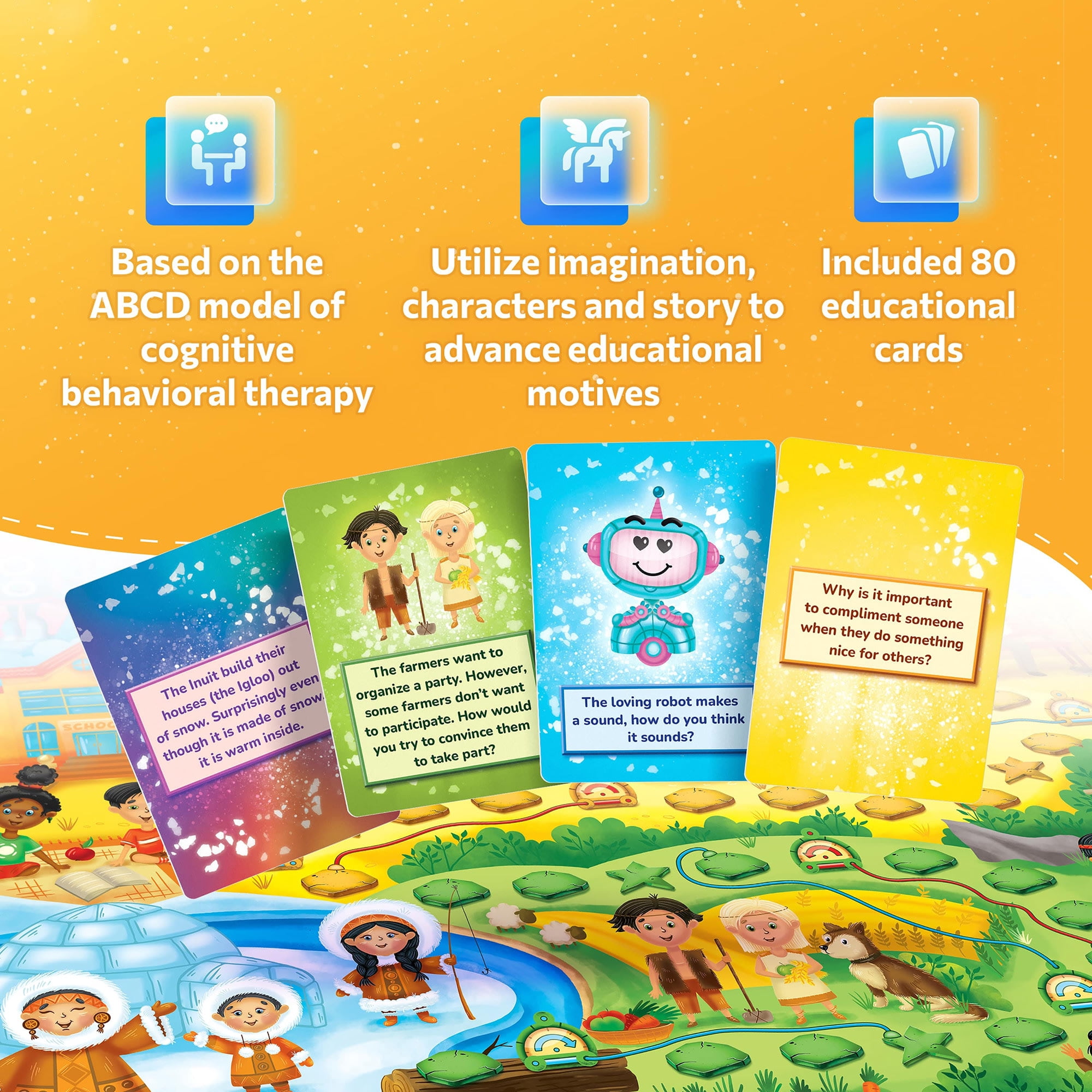 CBTime Kids Therapy Board Game, 2-5 Players