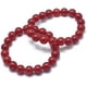thumbnail image 1 of Pulsera elástica de cuentas de jade natural, redondas y teñidas, de 5,5 a 6 cm (2-1/8 a 2-3/8 pulgadas). Diámetro de las cuentas: 8 mm., 1 of 3