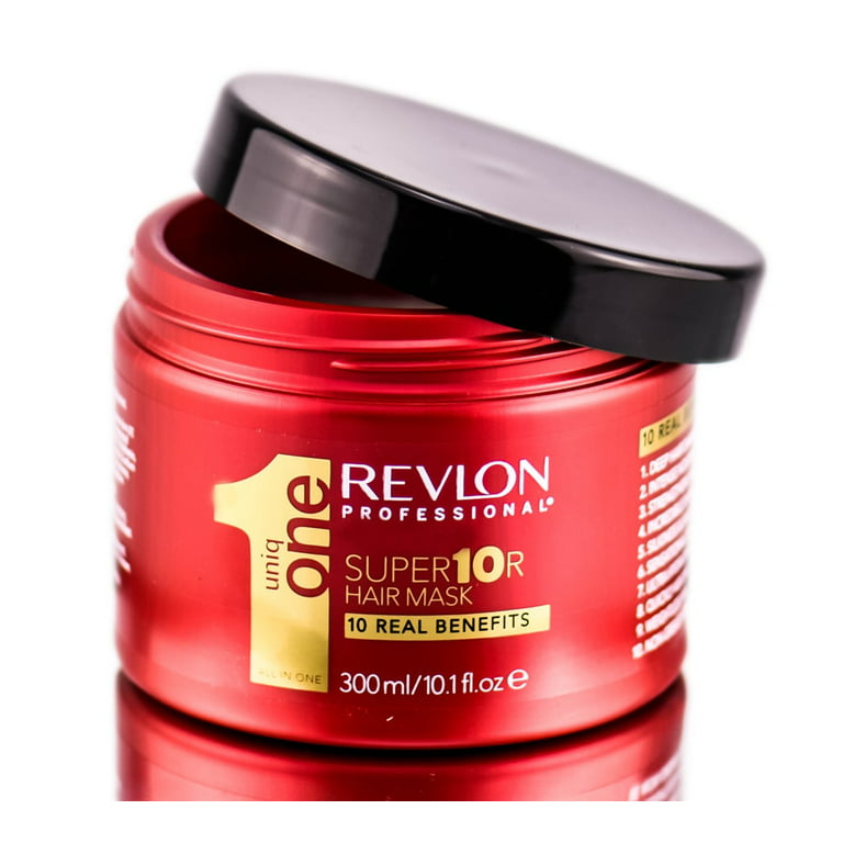 , w/ Revlon - One Professional Hair , : Size Teasing Pack SLEEKSHOP oz Mask Comb Uniq of Hair 10.1 Scalp Head 1