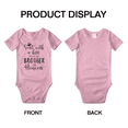 thumbnail image 3 of Sent with A Kiss from My Brother in Heaven Cute Baby Boy Girl Jumpsuits Unisex, 3 of 5