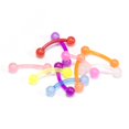 thumbnail image 1 of BodyJewelryOnline 10 FLEXI Curved Barbell Cartilage Eyebrow Lip Conch Labret Lip Bridge Daith, 1 of 5