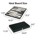 thumbnail image 3 of Set de juego de mesa Mainstreet Classics Backgammon de 18 pulgadas Mainstreet Classics by GLD Products Mainstreet Classics, 3 of 5