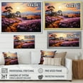 thumbnail image 4 of Designart "Countryside Lavender Landscape Collage IV" Landscapes Floater Framed Canvas Print, 4 of 7