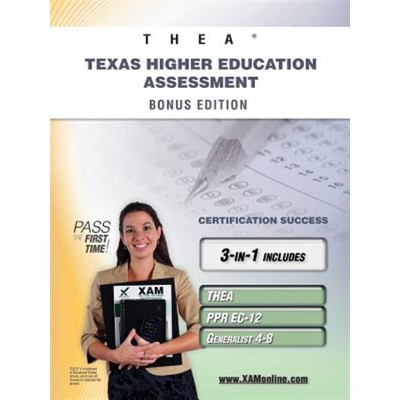 Pre-Owned Texes Thea Texas Higher Education Assessment Bonus Edition: Thea, Ppr Ec-12, Generalist 4-8 111 Teacher Certification Study Gu, Book 1, (Paperback)