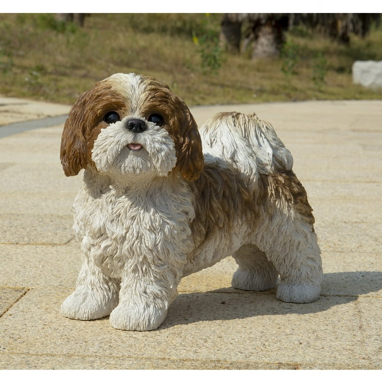 Shih Tzu Puppy Outdoor Garden Statue