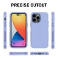 thumbnail image 3 of Xhy iPhone 14 Pro Max Case with Screen and Lens Protector Military Grade Full Body Protection 3 in 1 Shock Resistant TPU Durable Detachable for iPhone 14 Pro Max 6.7 inch 2022 Phone - Light Purple, 3 of 9