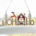thumbnail image 3 of Letrero colgante navideño Letrero de madera para puerta Decoración navideña para pared de puerta Decoración para árbol de Navidad, 3 of 5