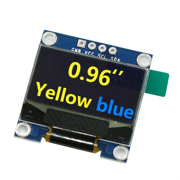 Matsuzay Tablero OLED Módulos de pantalla de iluminación automática de alta definición Pantallas de ferias comerciales Pantalla LED autoluminosa Electrónica Amarillo azul