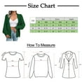 thumbnail image 5 of Vedolay Womens 2023 Jackets Women's Fall Fashion 2023 Casual Jackets Long Sleeve Work Suit Jackets with Pockets,Green M, 5 of 5