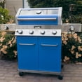 thumbnail image 6 of Monument Grills Stainless Steel 4 Burner Propane Gas Grill with Clearview® Lid, Infrared Side Sear Burner & Side Burner, 6 of 11