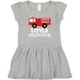 thumbnail image 3 of Inktastic Firefighter Childs Little Volunteer Girls Toddler Dress, 3 of 5