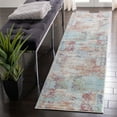 thumbnail image 3 of SAFAVIEH Prism Isaija Abstract Distressed Area Rug, Cream/Light Aqua, 4' x 6', 3 of 10