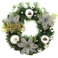 thumbnail image 1 of Couronnes de Noël pour Porte d'Entrée Décoration Intérieure de Vacances de Noël, 1 of 2