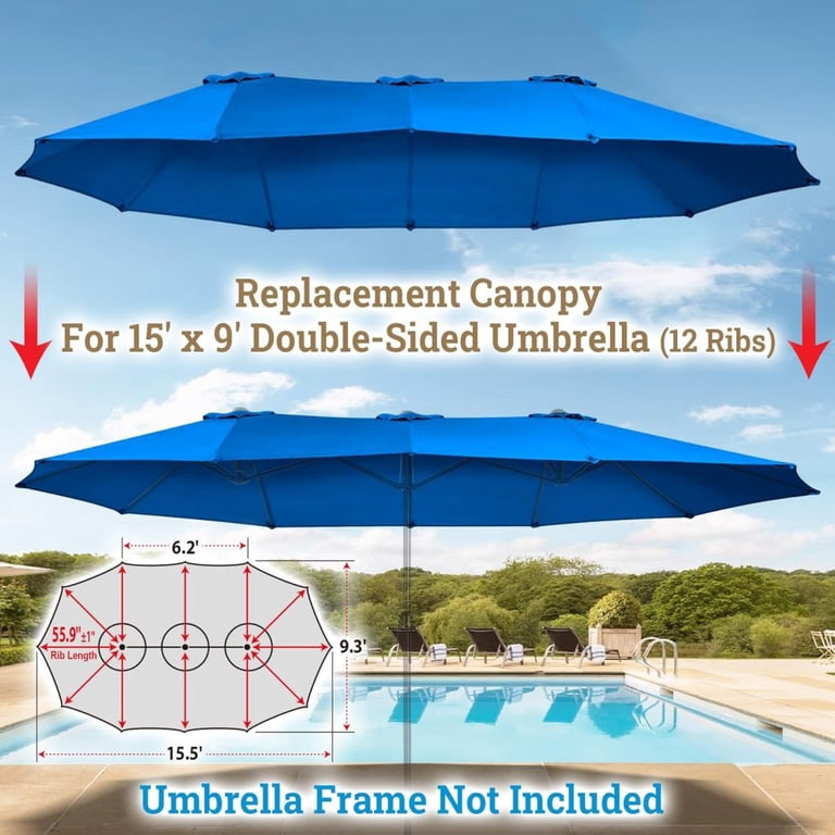 custom patio umbrellas cedar park texas austin tx TheLAShop 6 ft 8-Rib Wood Market Umbrella Tilt Palm Springs 5-10yr recently-purchased Size:XXL(63-64 CM 24.8/25.2 Inch) 3 (Approx.) Salomon Extend Max Gearbag