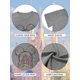 thumbnail image 5 of Camiseta OUMASK Magic Kingdom para mujer con estampado de castillos, 5 of 6