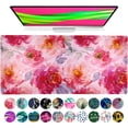 thumbnail image 1 of Large Mouse Pad Desk Mat Keyboard Pad Desktop Office School Essentials Decor Big Extended Laptop Protector Computer Accessories Pretty Mousepad Women Girls Watercolor Flower XL 36" x 16.5", 1 of 5