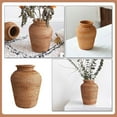 thumbnail image 6 of Pungan rattan vase Rattan Woven Vase Rustic Handmade Plant Flower Basket for Farmhouse Decor,7.87"X5.91"X5.91", 6 of 10