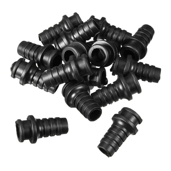 15pcs 8-7mm Strain Relief Cord Boot Protector Power Tool Hose Black