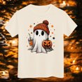 thumbnail image 6 of TOWED22 Toddler Girls Boys Halloween Shirts Graphic T Shirt Tee Short Sleeve Halloween Tops Fall Tee for Kids, 6 of 7