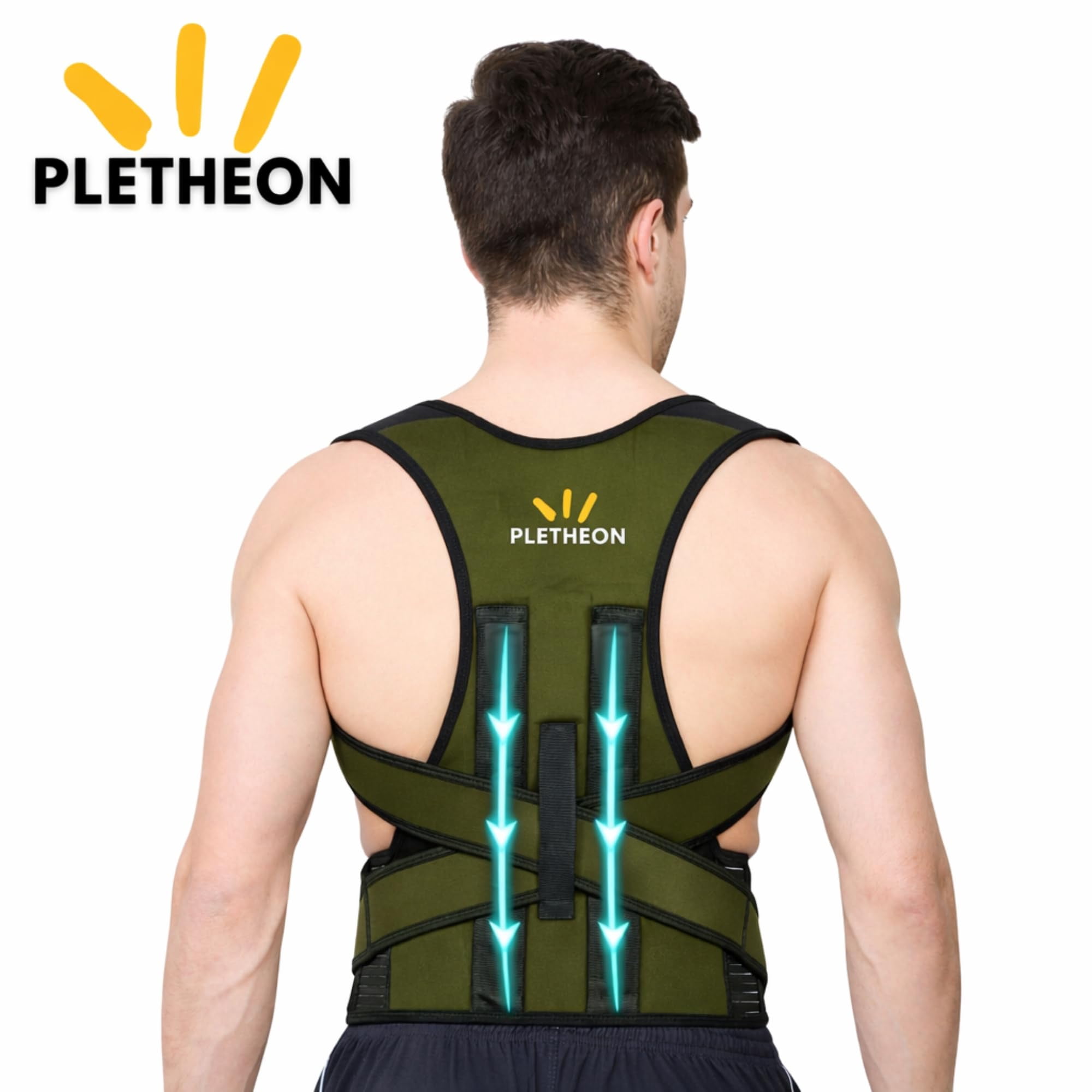 Adjustable Posture Corrector Belt for Men and Women Back Support Brace for Spine Alignment, Pain Relief & Shoulder Correction