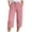 Pink, variant on felwors Women's 2026 Summer Capris Pants Causal Drawstring Elastic Waist Pants Lightweight Lounge Beach Trousers with Pockets (Pink, XXL)