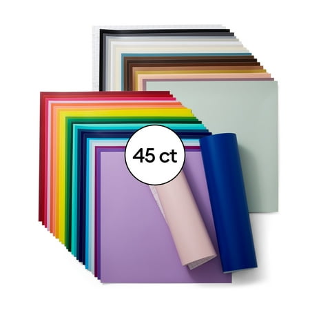 UPC: 0093573076220 | Cricut® Vinyl  Everything Sampler – Removable (45 ct)