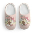 thumbnail image 3 of Kids Slippers Kuromi And My Melody House Slippers Warm Soft Plush Slipper Anti-Slip Winter Fluffy House Shoes for Boys Girls, 3 of 7