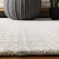 thumbnail image 4 of SAFAVIEH Micro-Loop Daithi Geometric Runner Rug, Aqua/Ivory, 2'3" x 5', 4 of 7