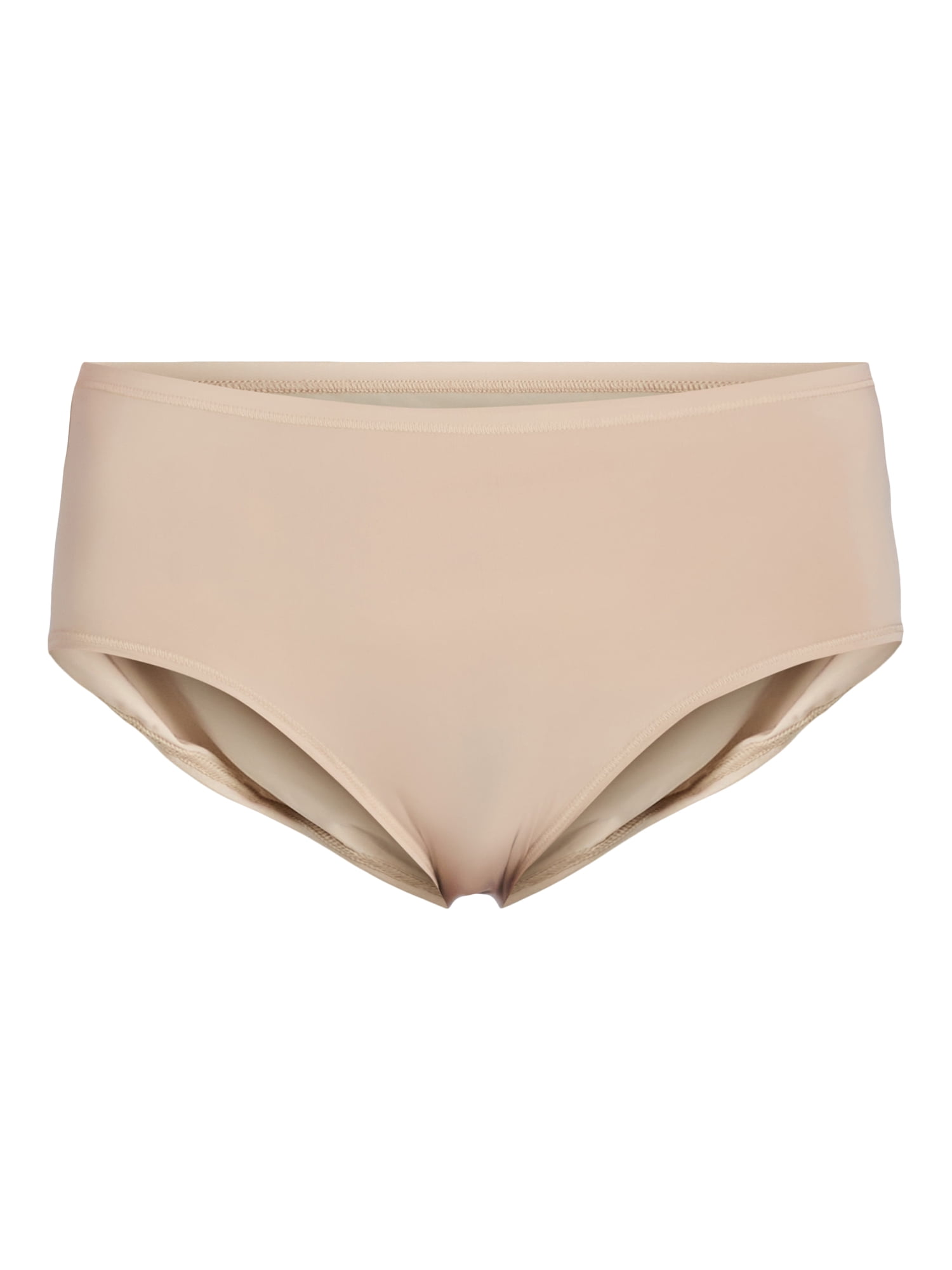Joyspun Women's Microfiber Modern Brief Panties, 6-Pack, Sizes XS-3XL