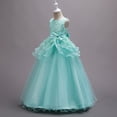 thumbnail image 6 of XEGLSBU Girls Dresses Fall and Shine Long Formal Dress for Girls Elegant Party Gown with Sequin z260522-c-Green Size 11-12 Years, 6 of 7