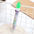 thumbnail image 4 of Christmas DecorationsNotebookChristmas Ten Color Ball Pen Student Color Pen Hand Account Pen Multi Color Ball Pen 1mlnotebook for recording, 4 of 4