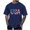 Bleu Foncé, variante sur NLLSHGJ Chemises pour Hommes Décontractées à Manches Longues T-Shirt Imprimé Numérique Simple pour l'Été Jour de l'Indépendance Haut à Manches Courtes Chemises pour Hommes Grandes Tailles T-Shirts Graphiques pour Hommes Grands