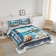 thumbnail image 3 of Erosebridal Aqua Soccer Helmet Area Rugs For Living Room 6'6" x 4'11", Football Game Bedroom Decor, Sports Theme Decor, Non Slip, 3 of 8
