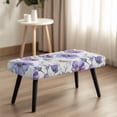 thumbnail image 2 of Jiueut Daisy Print Bench Covers, Easy to Clean Long Bench Seat Cushion Elastic Rectangle Dining Chair Protection Universal Fit for Most Chairs, 2 of 7