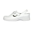 thumbnail image 3 of 24 HOUR COMFORT Freda Wide Width Comfortable Leather Slingback Clogs WHITE 10, 3 of 6
