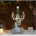 thumbnail image 4 of Fiudx Ofertas de la semana Decoración navideña con lindos ciervos brillantes y luces para interiores, adornos de escritorio para ventanas, muñecas para el hogar con luces, 4 of 4