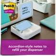 thumbnail image 6 of Post-it Super Sticky Dispenser Pop-up Notes, 3 in x 3 in, Oasis, 10 Pads, 6 of 16