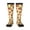 3 Black, variant on Apple Print Thigh High Socks Extra Long Stretchy Sock Women Over Knee High Opaque Stocking Daily Wear