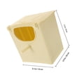 thumbnail image 2 of SWETRACE 3Pcs Durable Beige Bird Nesting House Hanging Bird Roosting Box for Outdoor Garden, 2 of 8