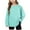 Mint Green, variant on vdgthytj Kids Oversized Tshirts Casual Loose Round Neck Long Sleeve Basic Tee Tops for Boys Girls 5-15 Years