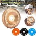 thumbnail image 3 of Angle Grinder Disc, Tungsten Carbide Grinding Wheel for Sanding, Shaping & Polishing, 100mm Diameter Abrasive Cutter, High Wear-Resistance for Woodworking & Non-Metal Surfaces, 1Pc(Black,3.9x3.9"), 3 of 6