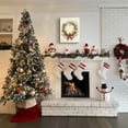 thumbnail image 6 of P&L Art Classic Christmas Wreath Canvas Wall Art, Festive Holiday Decor with Lights & Pinecones, Framed Canvas Print, 6 of 8