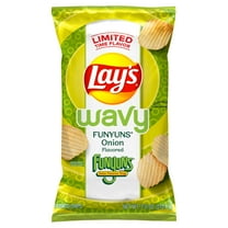 Lay's Wavy Funyuns Onion Flavored Potato Chips, 7.5 oz