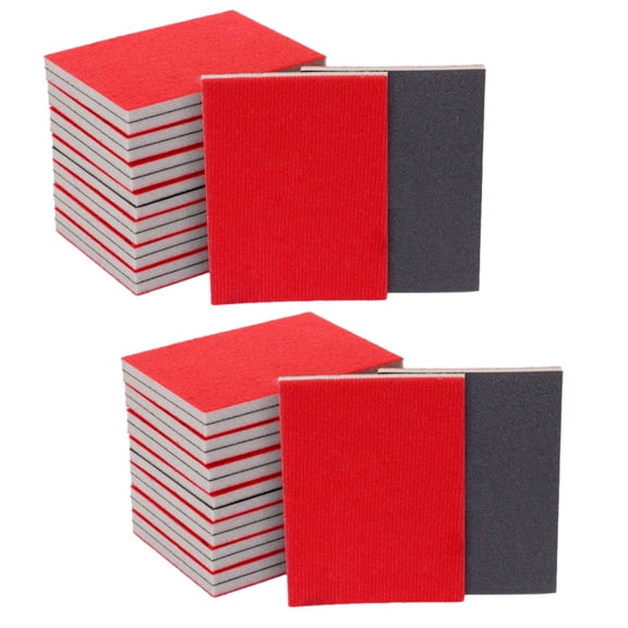 28 Pcs 3 x 4 in / 7.5 x 10 cm Sanding Sponges, 14 Grits Ranging from 120 to 4000, Multi Grit Sanding Sponge Set for Wood Furniture, Metal Polishing, and Automotive Detailing