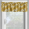 thumbnail image 4 of Ambesonne Floral Valance & Curtain, Vintage Bouquet Botany, 55"x24", Earth Yellow Beige, 4 of 6
