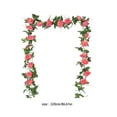 thumbnail image 2 of TUITOONM 7.2FT Artificial Rose Vine Garland Romantic Valentine's Day Decor with Multicolor Roses for Wall, Mantel & Tabletop, 2 of 6