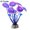 #1 Purple, variant on SPRING PARK Artificial Aquatic Plants Small Aquarium Plants Artificial Fish Tank Decorations,Used for Household and Office Aquarium Simulation Plastic Hydroponic Plants